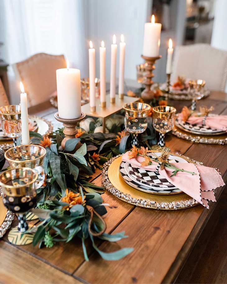 Farmhouse Thanksgiving table decor Farmhousehub