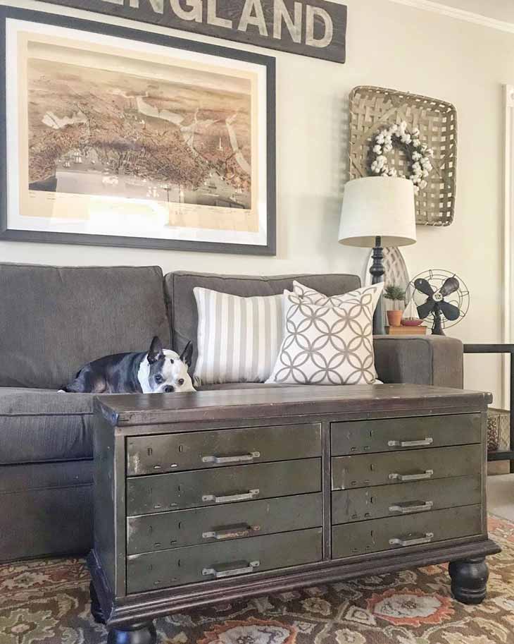 metal cabinet coffee table