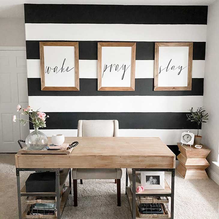 Work In Coziness: 40 Farmhouse Home Office Décor Ideas - DigsDigs