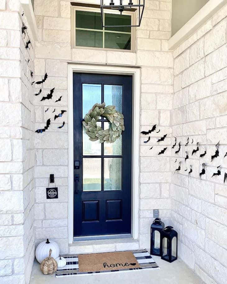 Halloween front door