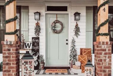 Christmas door decorations