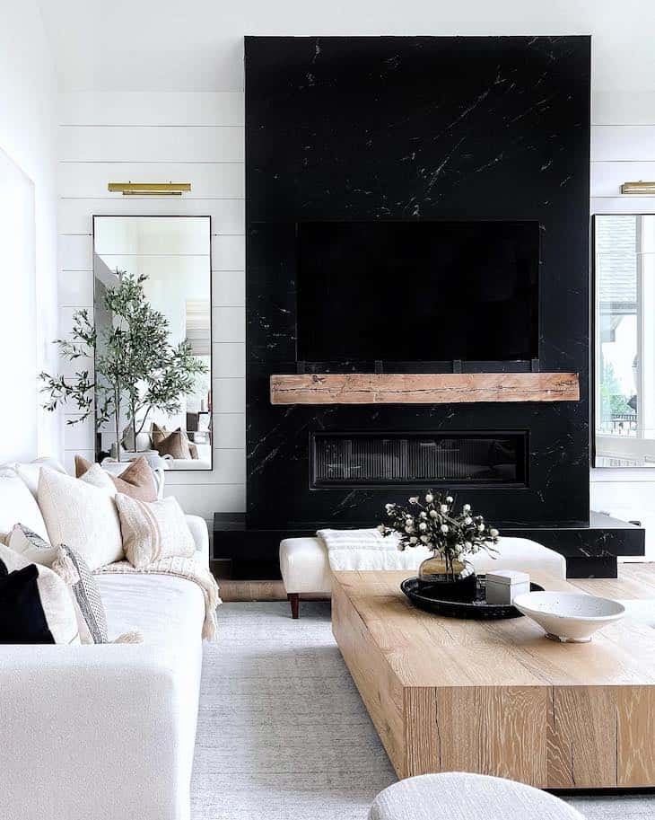 35 Amazing Black Fireplace Ideas To Inspire You Right Away, 56% OFF