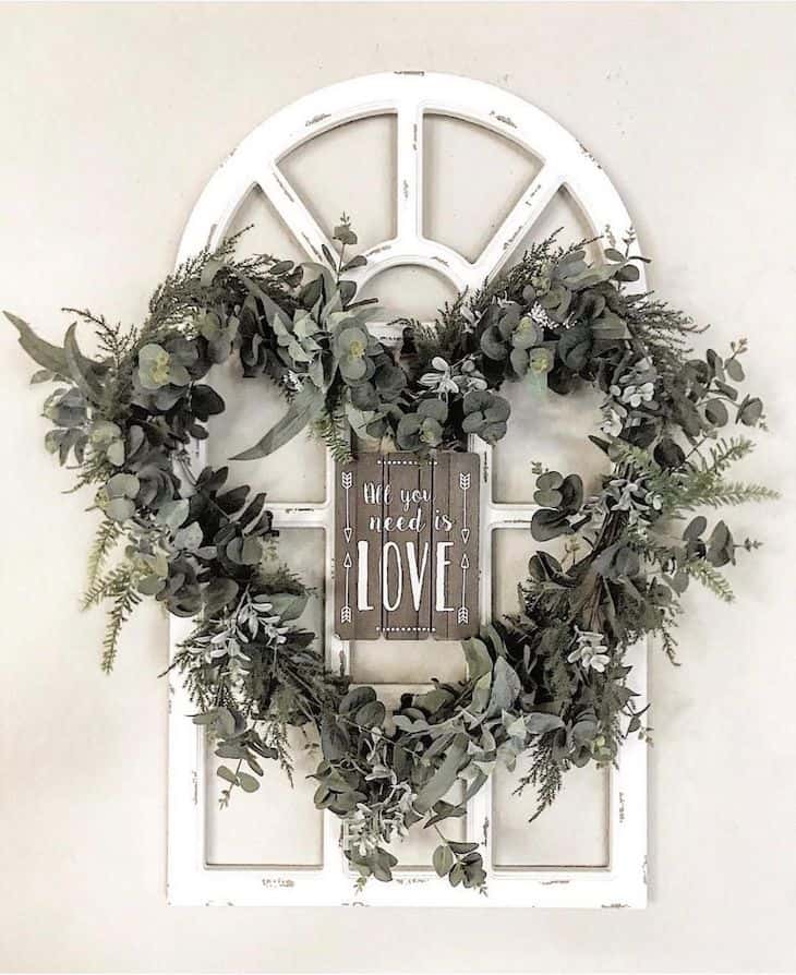 DIY Valentine's Day wreath