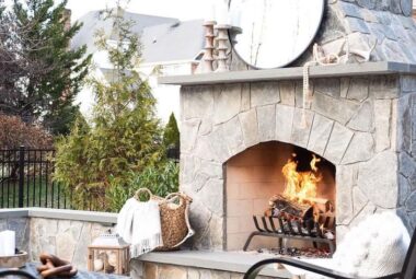 Outdoor fireplace ideas