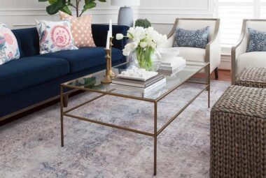 glass coffee table