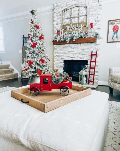 13 Must-Try Christmas Coffee Table Decor Ideas - Farmhousehub