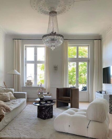 Crystal Chandeliers for the Living Room - Farmhousehub