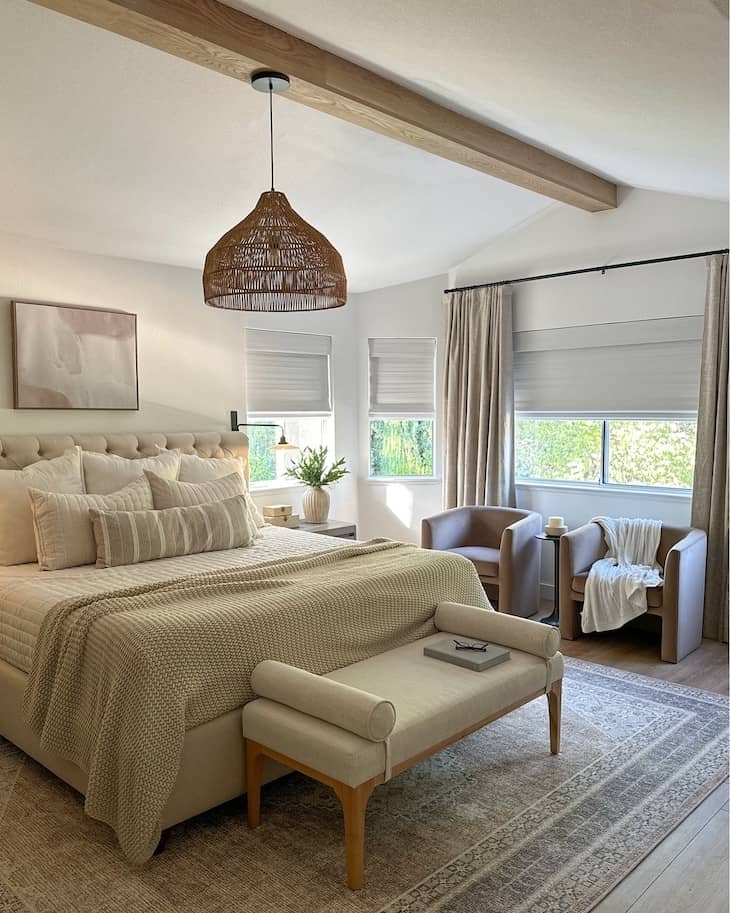 Soft and Serene Neutral Bedroom
