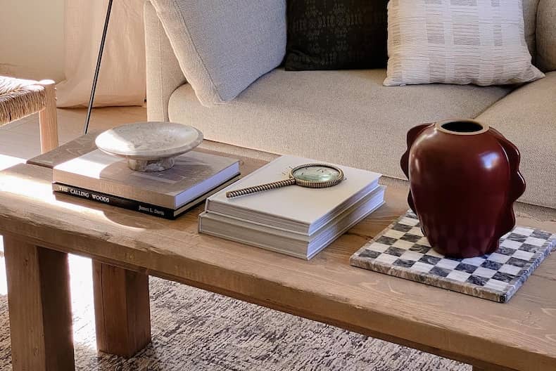 how to style a coffee table