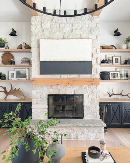 20 Stone Fireplace Ideas for Every Decorating Style - Farmhousehub