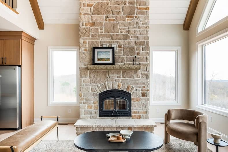stone fireplace ideas