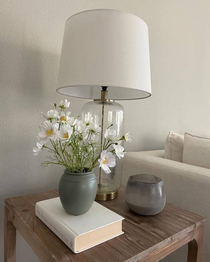 side table decor