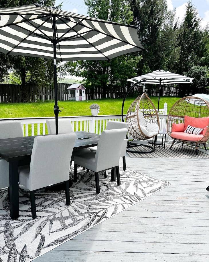 modern patio decor