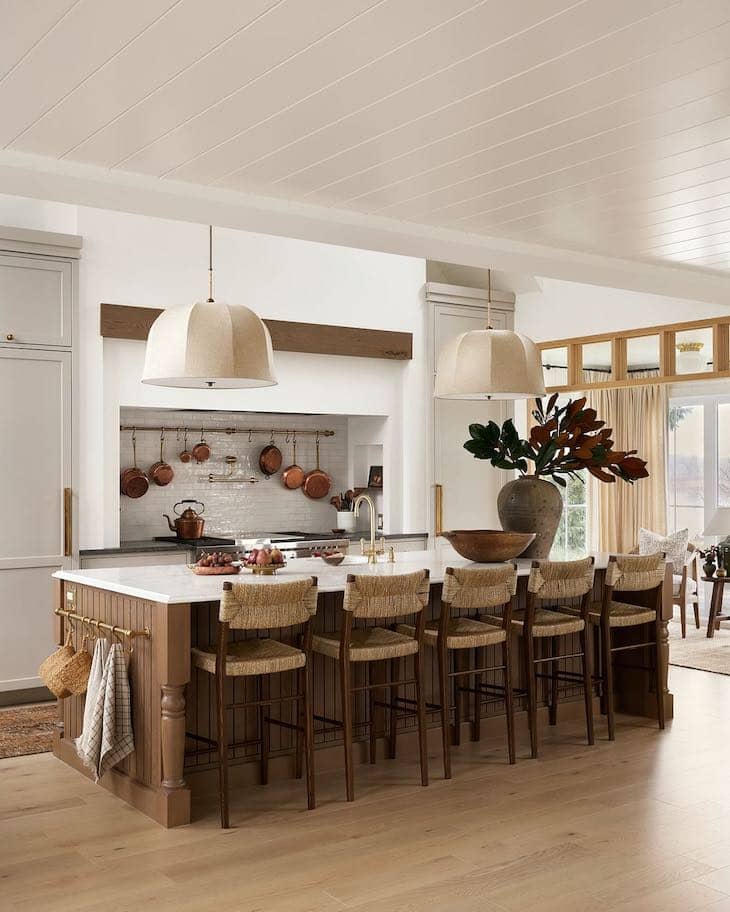 Rustic Farmhouse Kitchen with Natural Texture