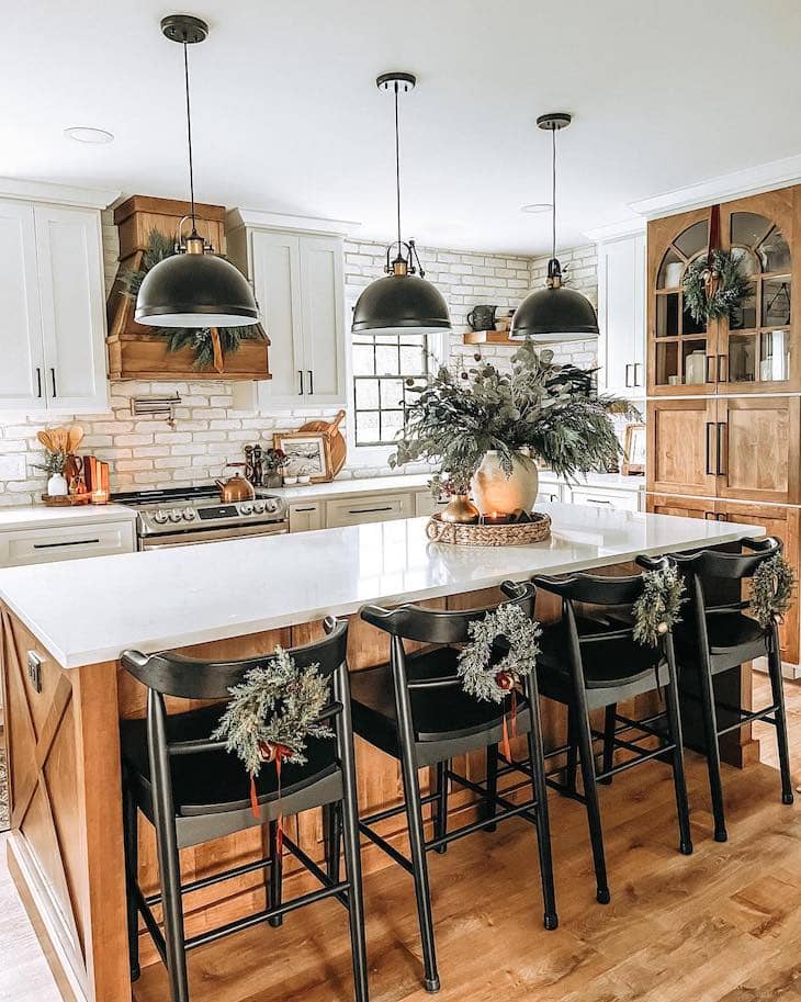 Christmas kitchen decor