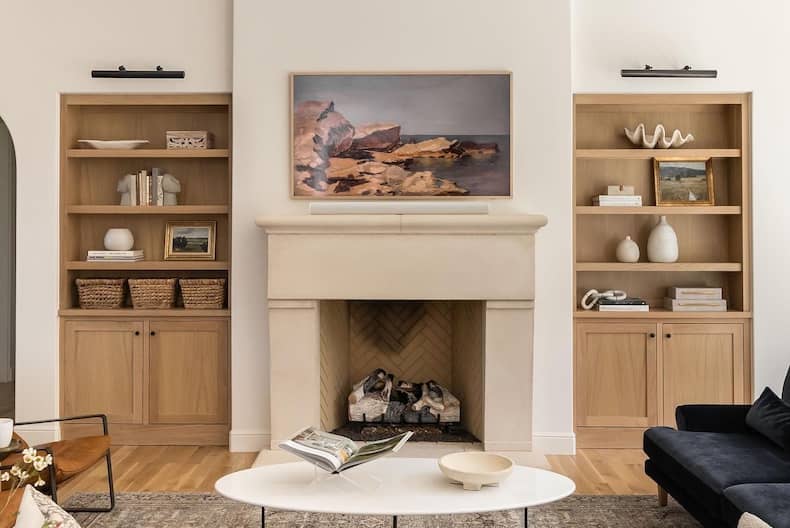 fireplace built-ins