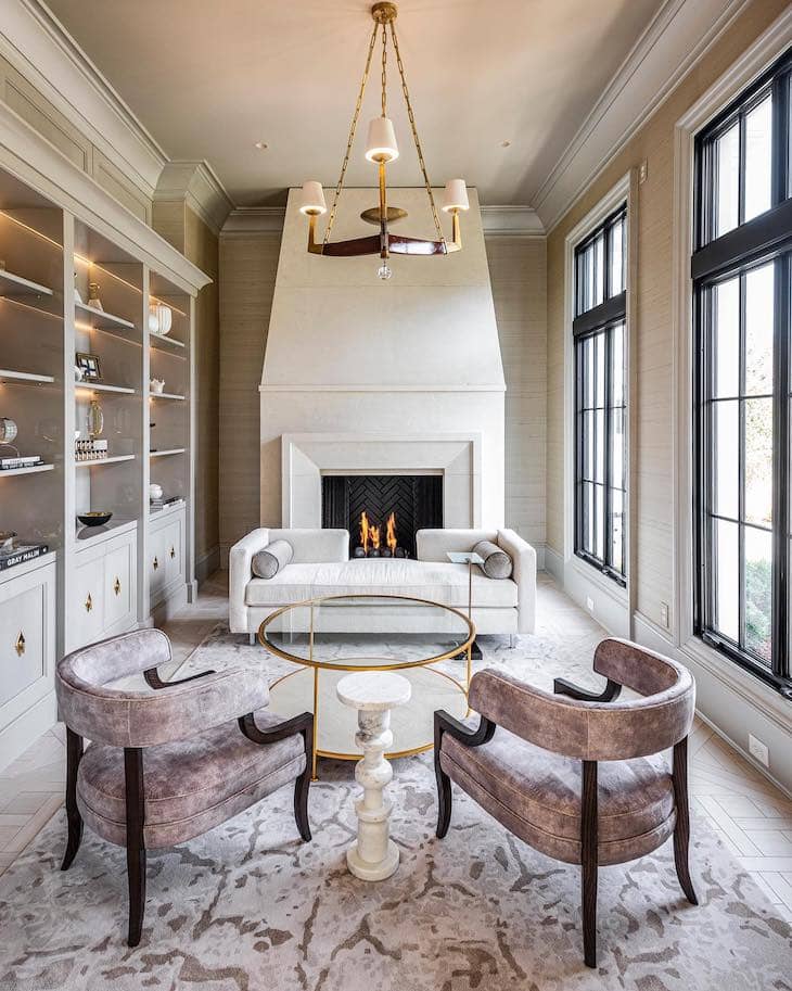 Elegant Seating with Sculptural Chairs