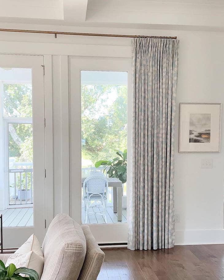 Patterned Curtains to Add Subtle Visual Interest