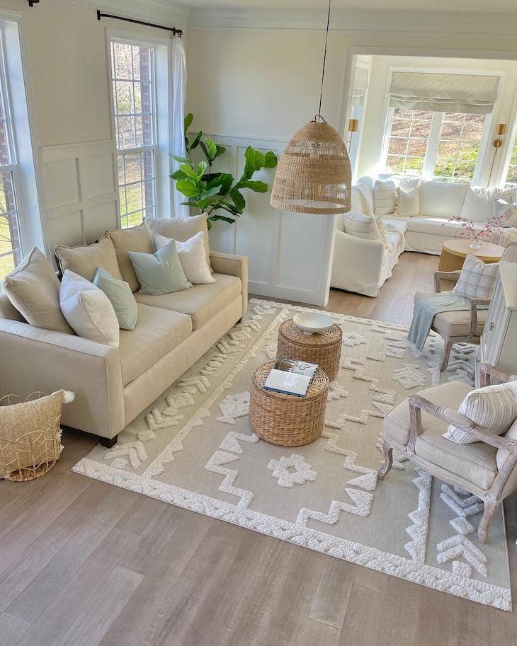 costal beige living room
