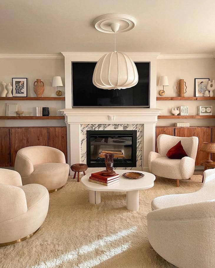 beige living room