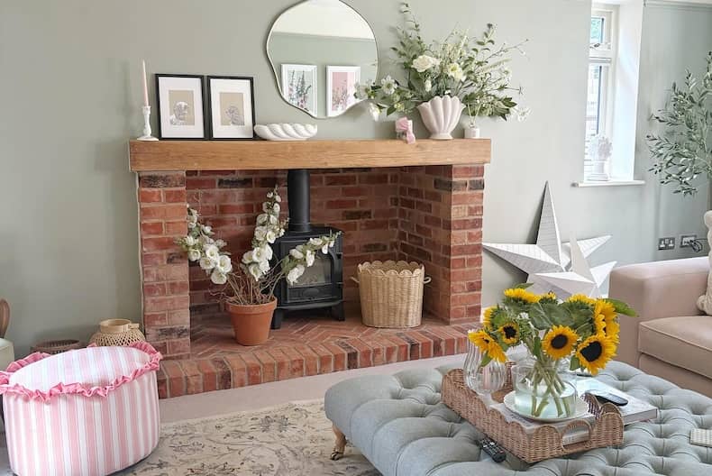 brick fireplace ideas