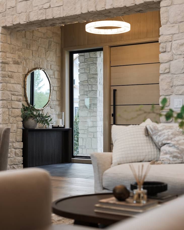 stone entryway