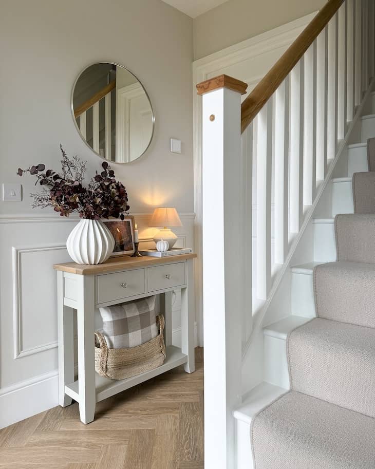 fall entryway decor