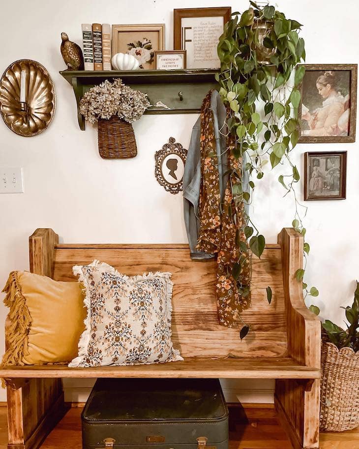 fall entryway decor