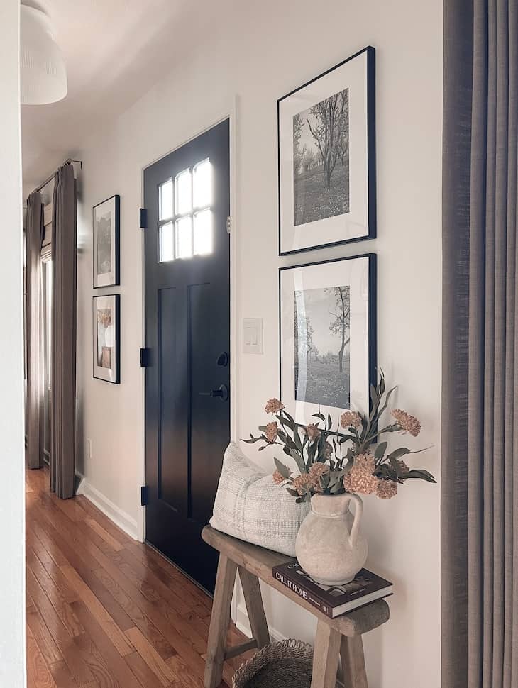 fall entryway decor